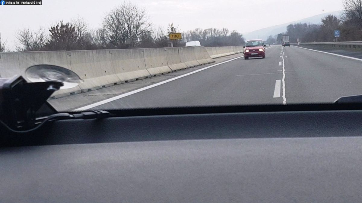 Řidič jel po slovenské dálnici v protisměru 6,5 kilometru